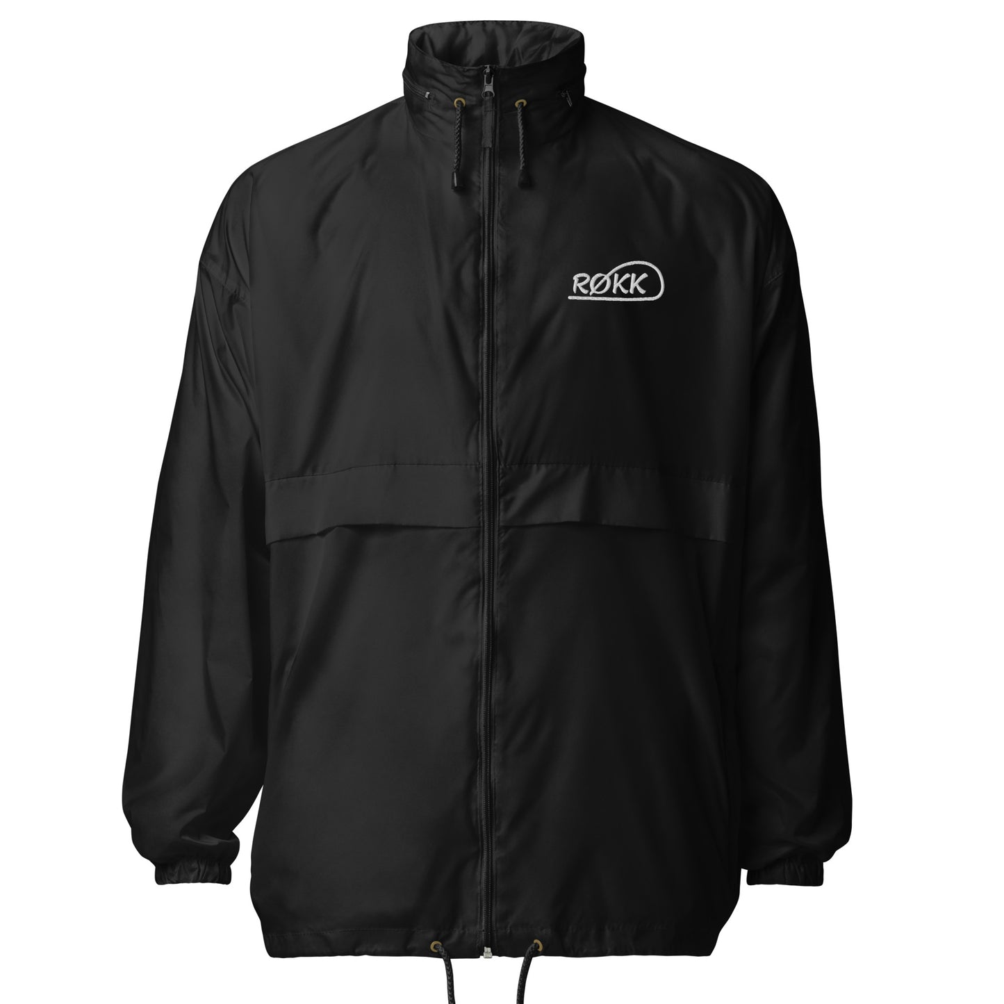 Røkk Black Windbreaker