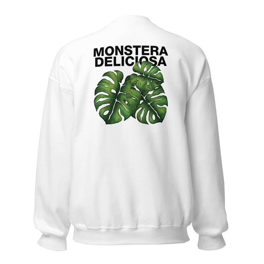 Monstera White Sweatshirt